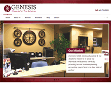 Tablet Screenshot of genesisfts.com